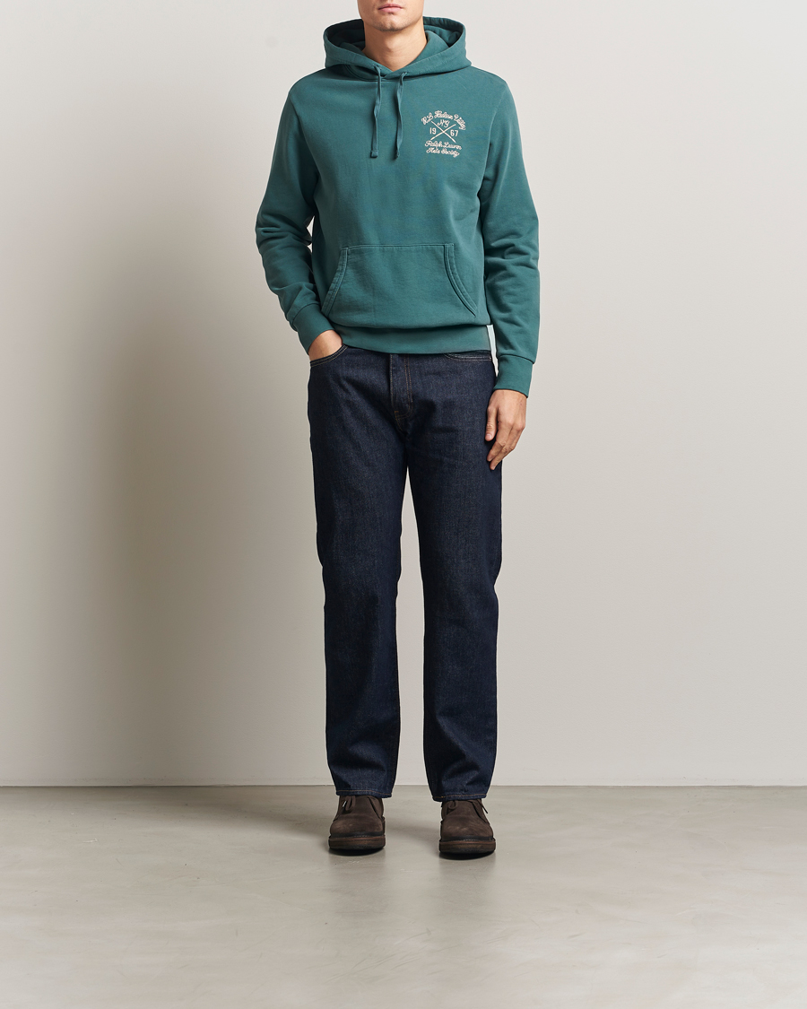 Uomini | Maglieria | Polo Ralph Lauren | Printed Hoodie Charter Green