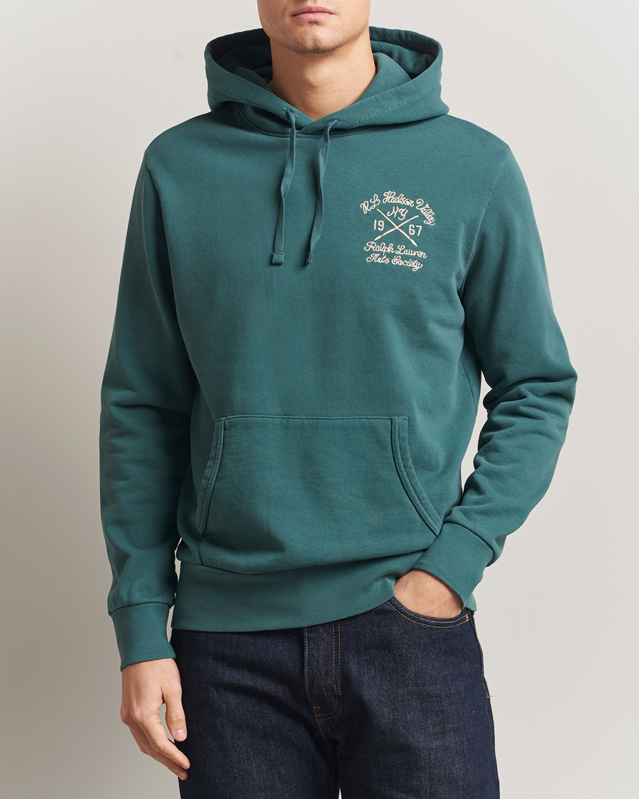Uomini | Maglieria | Polo Ralph Lauren | Printed Hoodie Charter Green