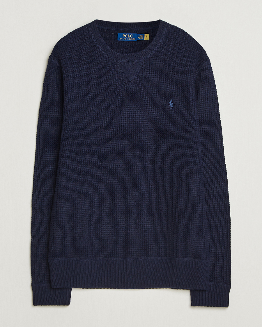 Uomini | Maglieria | Polo Ralph Lauren | Cotton/Wool Pullover Hunter Navy