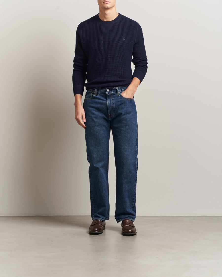 Uomini | Maglieria | Polo Ralph Lauren | Cotton/Wool Pullover Hunter Navy