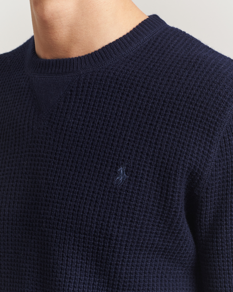 Uomini | Maglieria | Polo Ralph Lauren | Cotton/Wool Pullover Hunter Navy