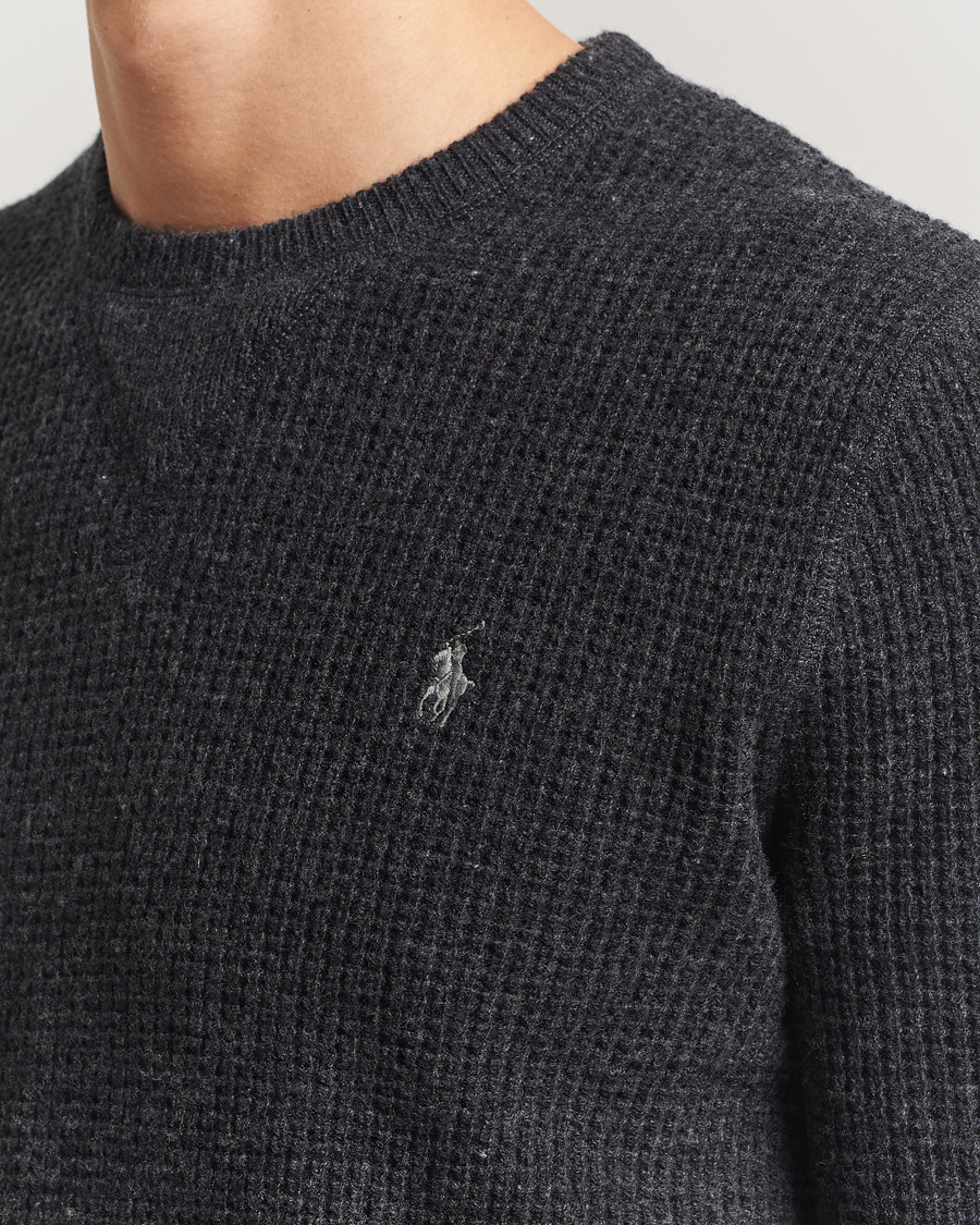 Uomini | Maglieria | Polo Ralph Lauren | Cotton/Wool Pullover Dark Granite Heather