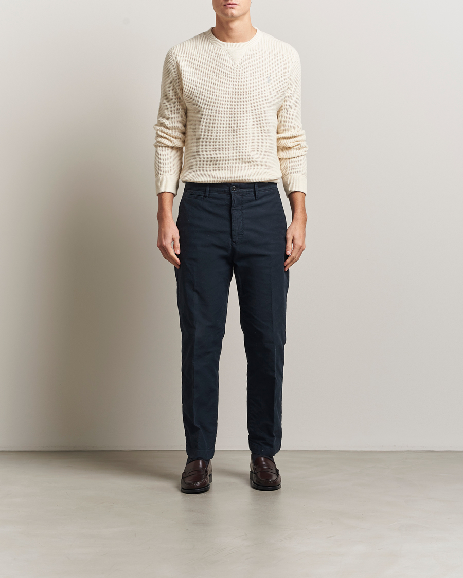 Uomini | Maglieria | Polo Ralph Lauren | Cotton/Wool Pullover Andover Cream
