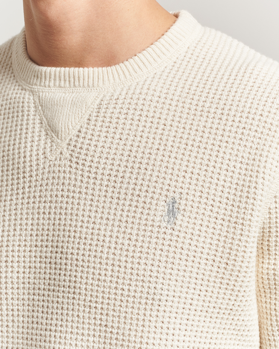 Uomini | Maglieria | Polo Ralph Lauren | Cotton/Wool Pullover Andover Cream