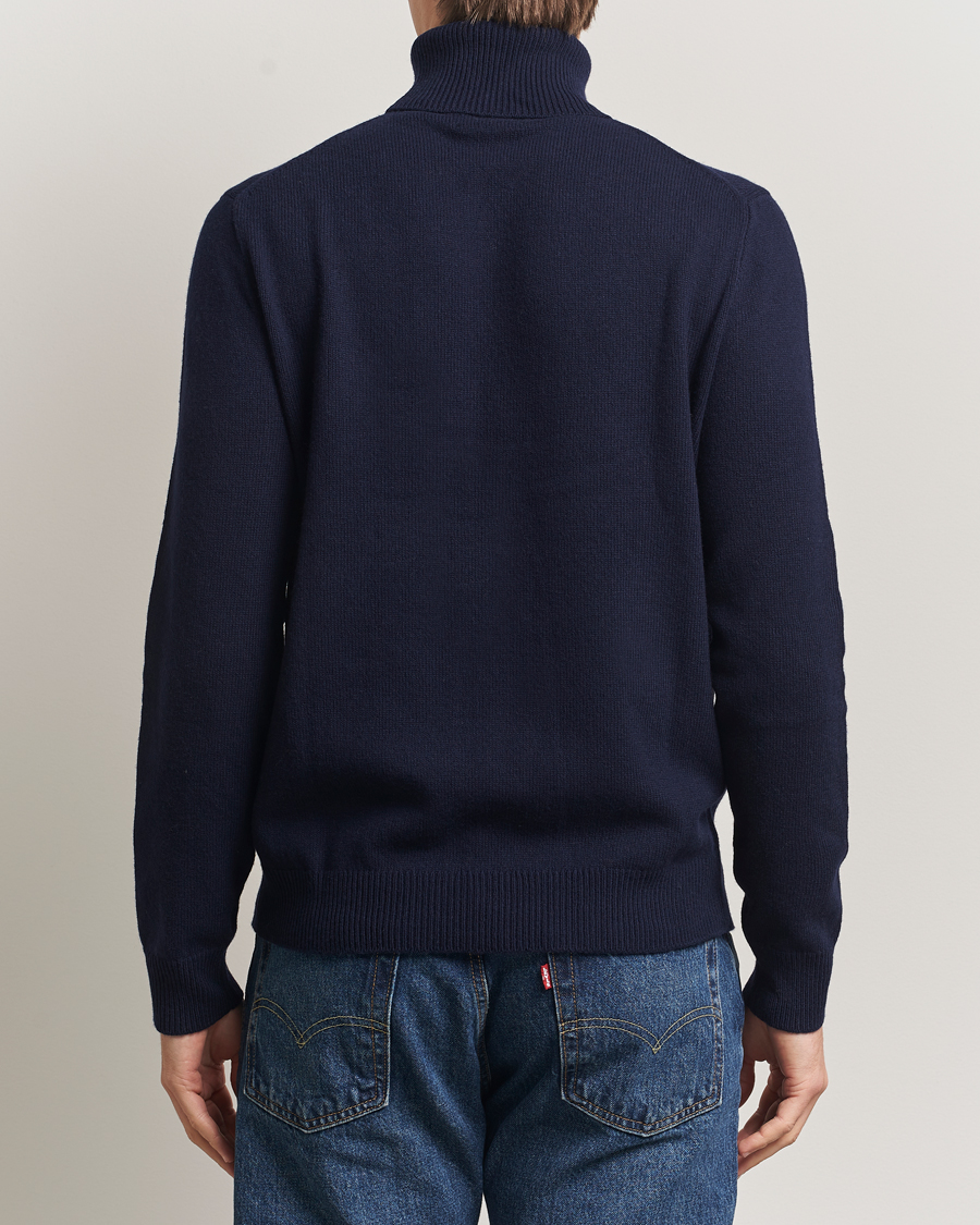 Uomini | Maglieria | Polo Ralph Lauren | Cotton/Wool Rollneck Hunter Navy