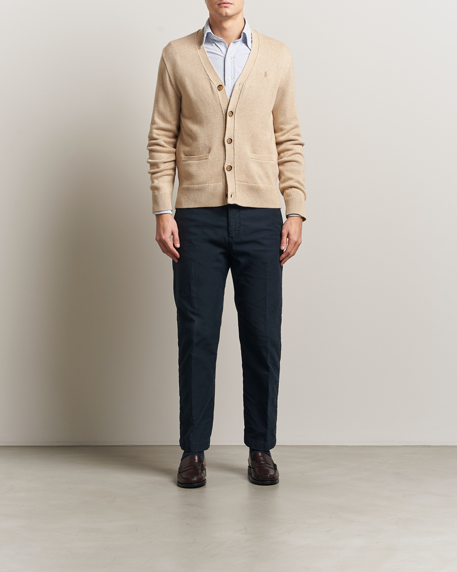 Uomini | Maglieria | Polo Ralph Lauren | Cotton Cardigan Dune Melange
