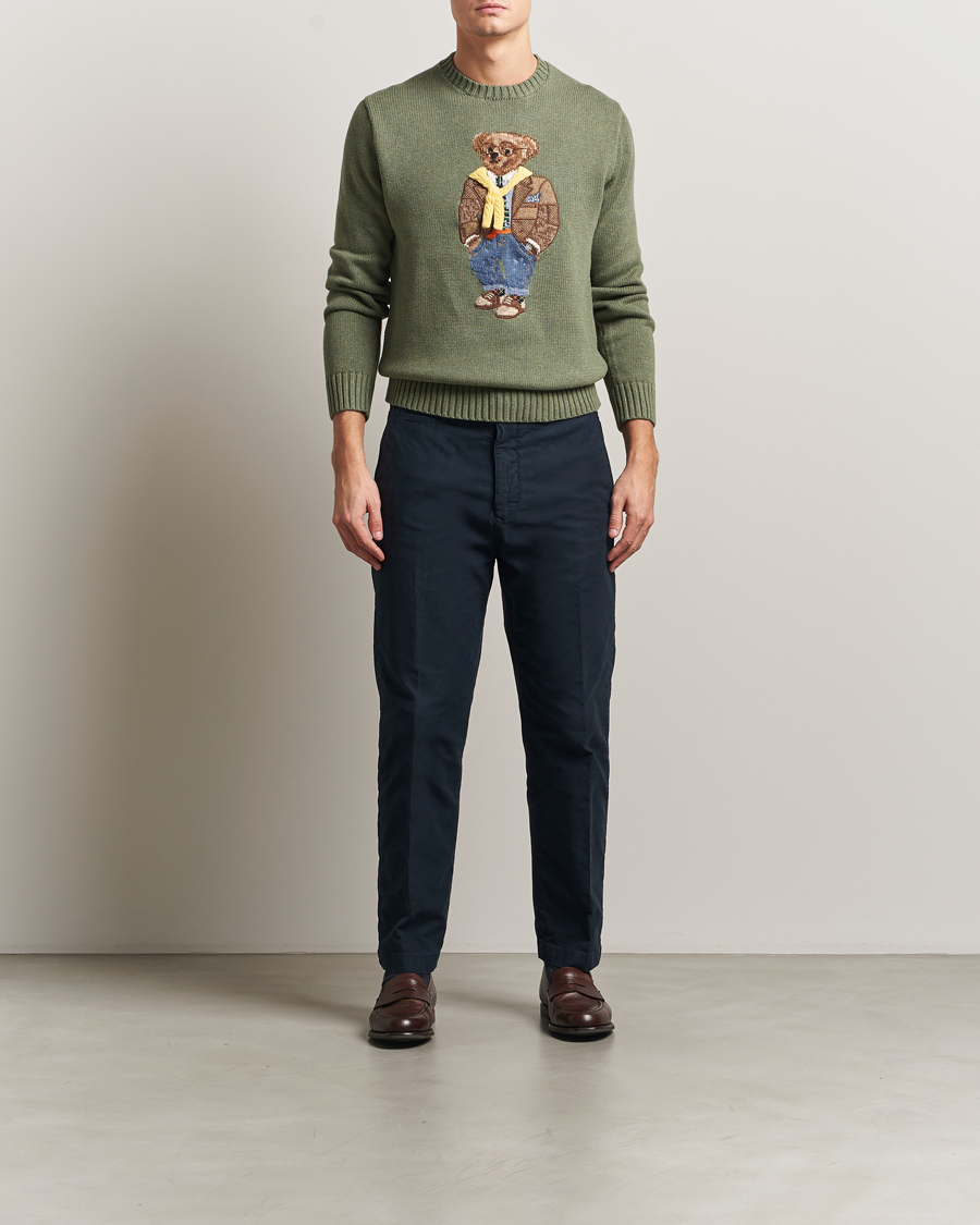Uomini | Maglieria | Polo Ralph Lauren | Cotton/Cashmere Bear Sweater Lovette Heather