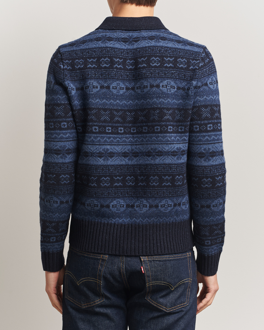 Uomini | Maglieria | Polo Ralph Lauren | Wool/Linen Blend Long Sleeve Sweater Navy Multi