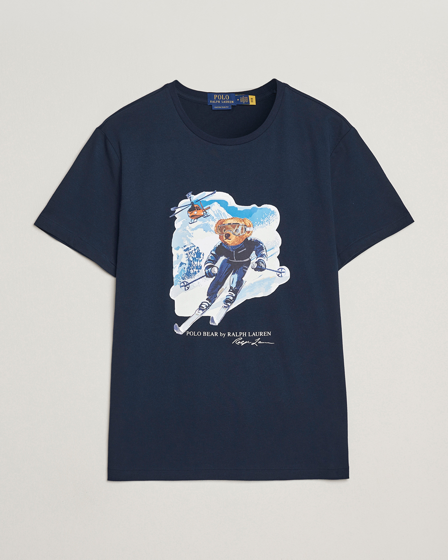 Uomini | T-shirt | Polo Ralph Lauren | Printed Bear T-Shirt Worth Navy