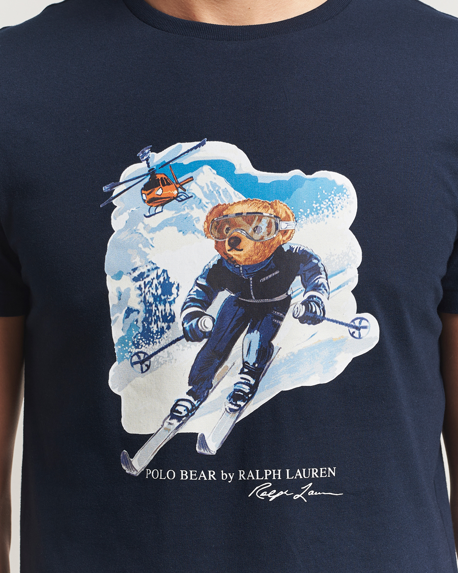 Uomini | T-shirt | Polo Ralph Lauren | Printed Bear T-Shirt Worth Navy