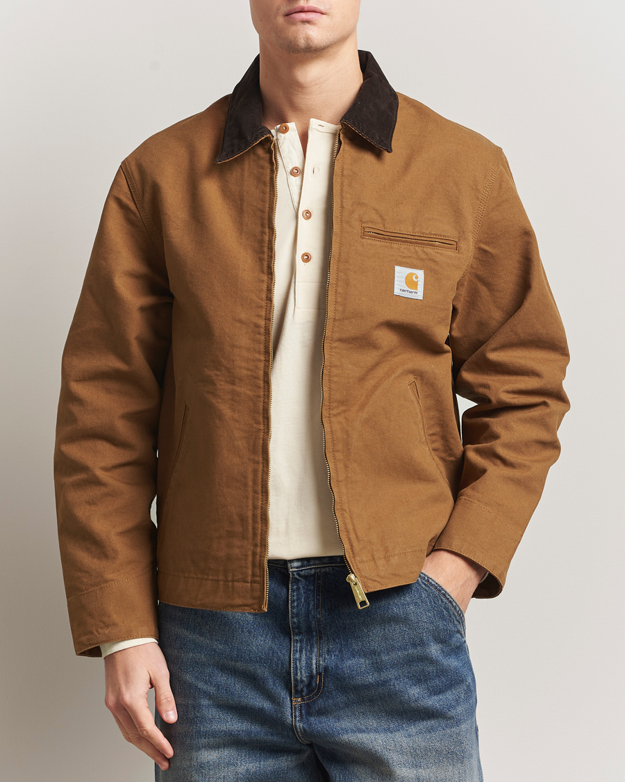 Uomini | Giacche | Carhartt WIP | Detroit Jacket Dearborn Canvas Hamilton Brown