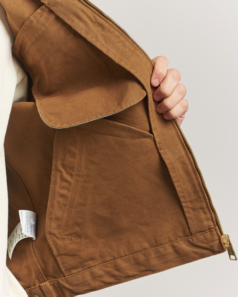 Uomini | Giacche | Carhartt WIP | Detroit Jacket Dearborn Canvas Hamilton Brown