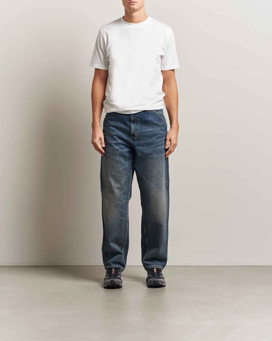 Uomini | T-shirt | Carhartt WIP | 2-Pack Standard Crew Neck T-Shirt White