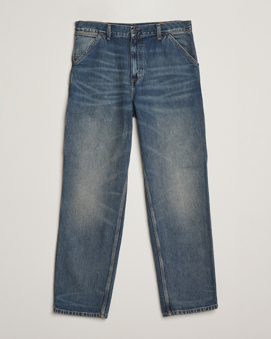 Uomini | Camicie | Carhartt WIP | Single Knee Pants Worn Used Wash