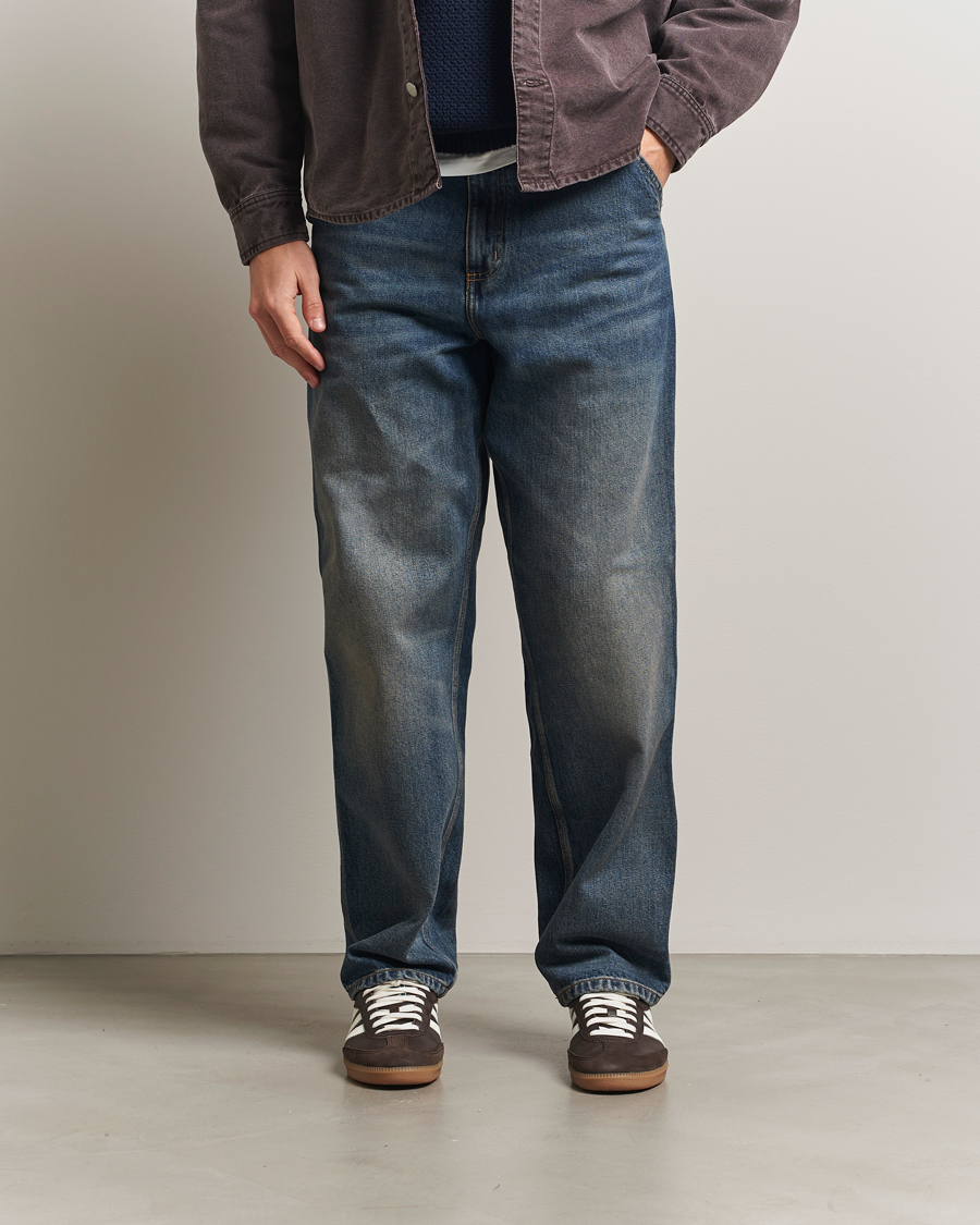 Uomini | Camicie | Carhartt WIP | Single Knee Pants Worn Used Wash