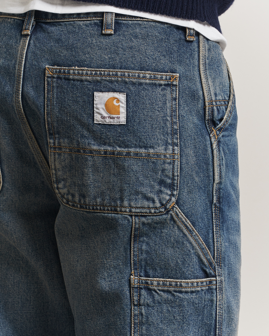 Uomini | Camicie | Carhartt WIP | Single Knee Pants Worn Used Wash