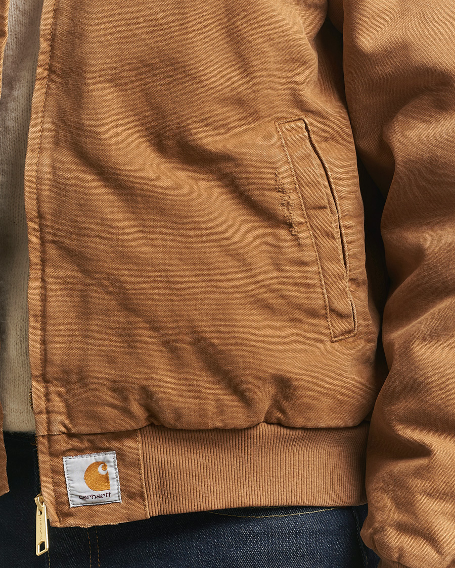 Uomini | Giacche | Carhartt WIP | OG Santa Fee Jacket Hamilton Brown Grind Washed