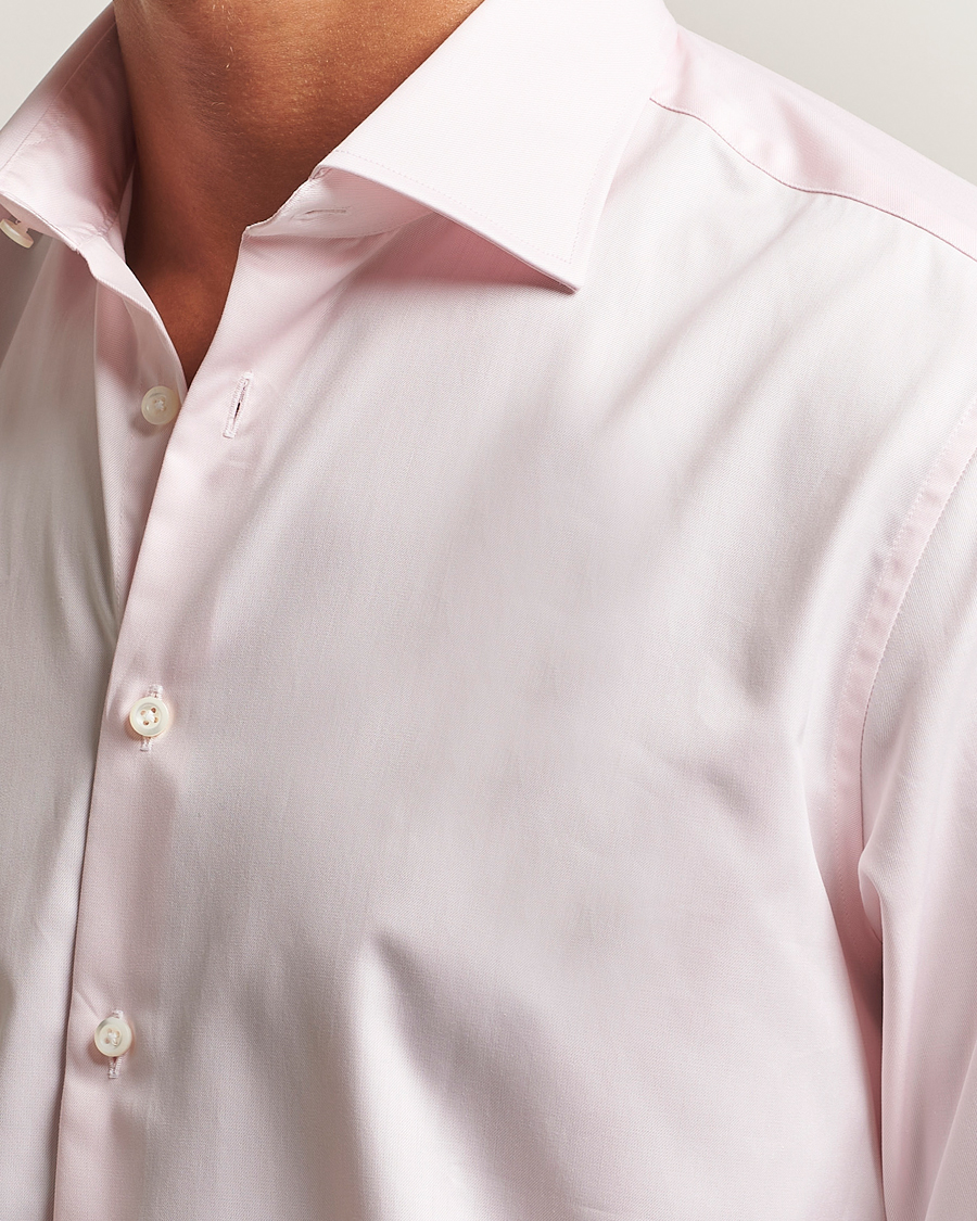 Uomini | Camicie | Stenströms | Regular Fit Cut Away Shirt Pink