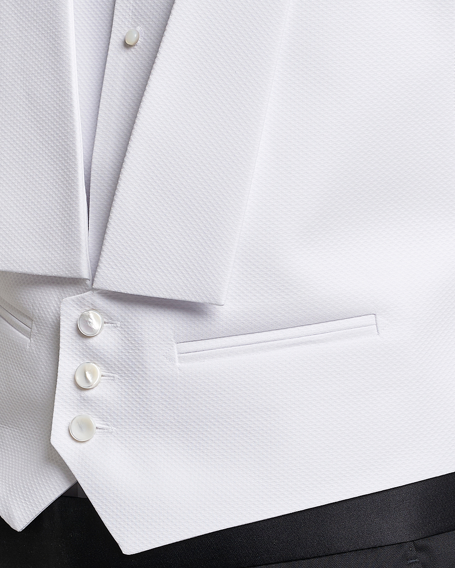 Uomini | Camicie | Stenströms | Evening Waistcoat White