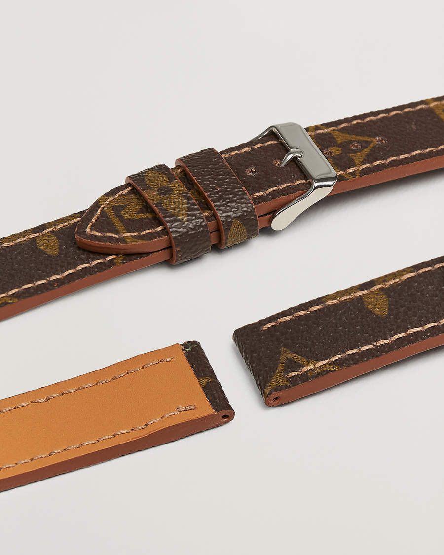Uomini | Cinturini per orologi | Care with Carl | Watch Strap Re-made Louis Vuitton Monogram