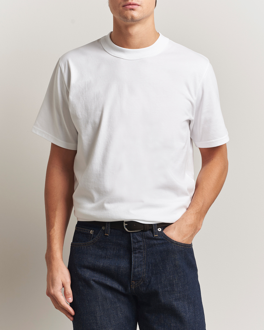Uomini | T-shirt | Armor Lux for Care of Carl | Armor-lux 2-Pack Heritage Callac T-Shirt White/White