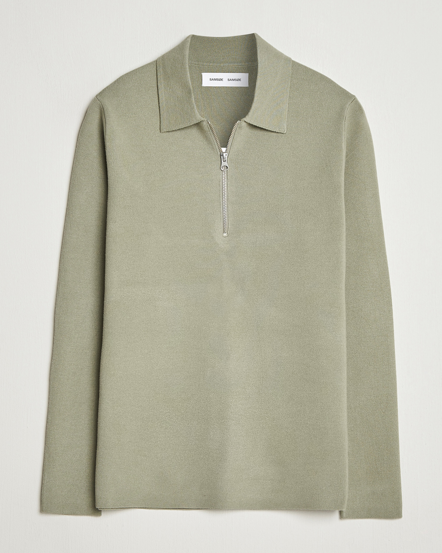 Uomini | Maglieria | Samsøe Samsøe | Guna Half Zip Seagrass