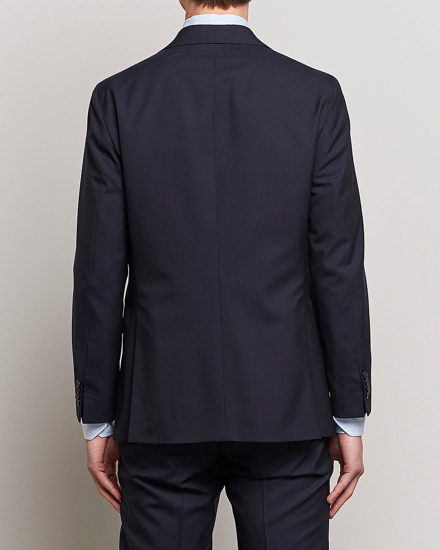 Uomini | Blazers | Oscar Jacobson | Farris Wool Blazer Navy