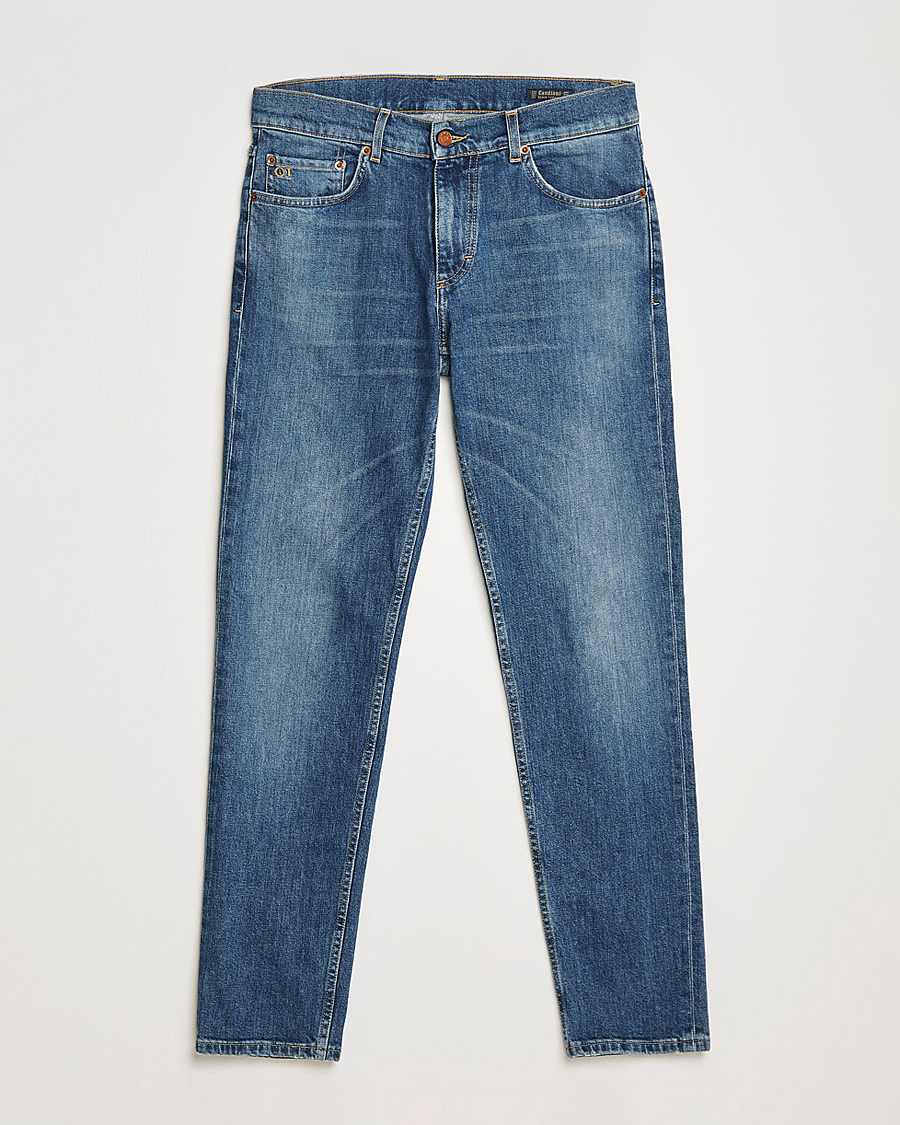 Uomini | Jeans | Oscar Jacobson | Albert Cotton Stretch Jeans Vintage Wash