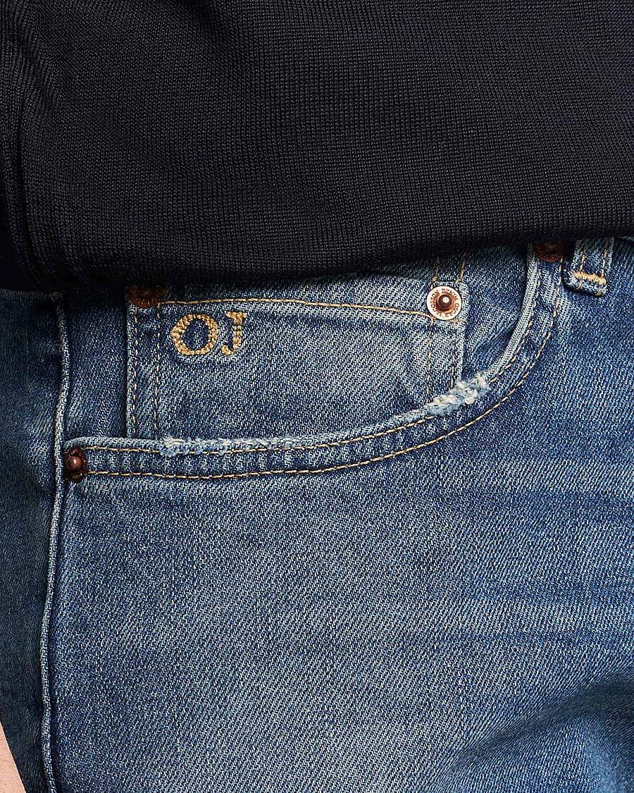 Uomini | Jeans | Oscar Jacobson | Albert Cotton Stretch Jeans Vintage Wash