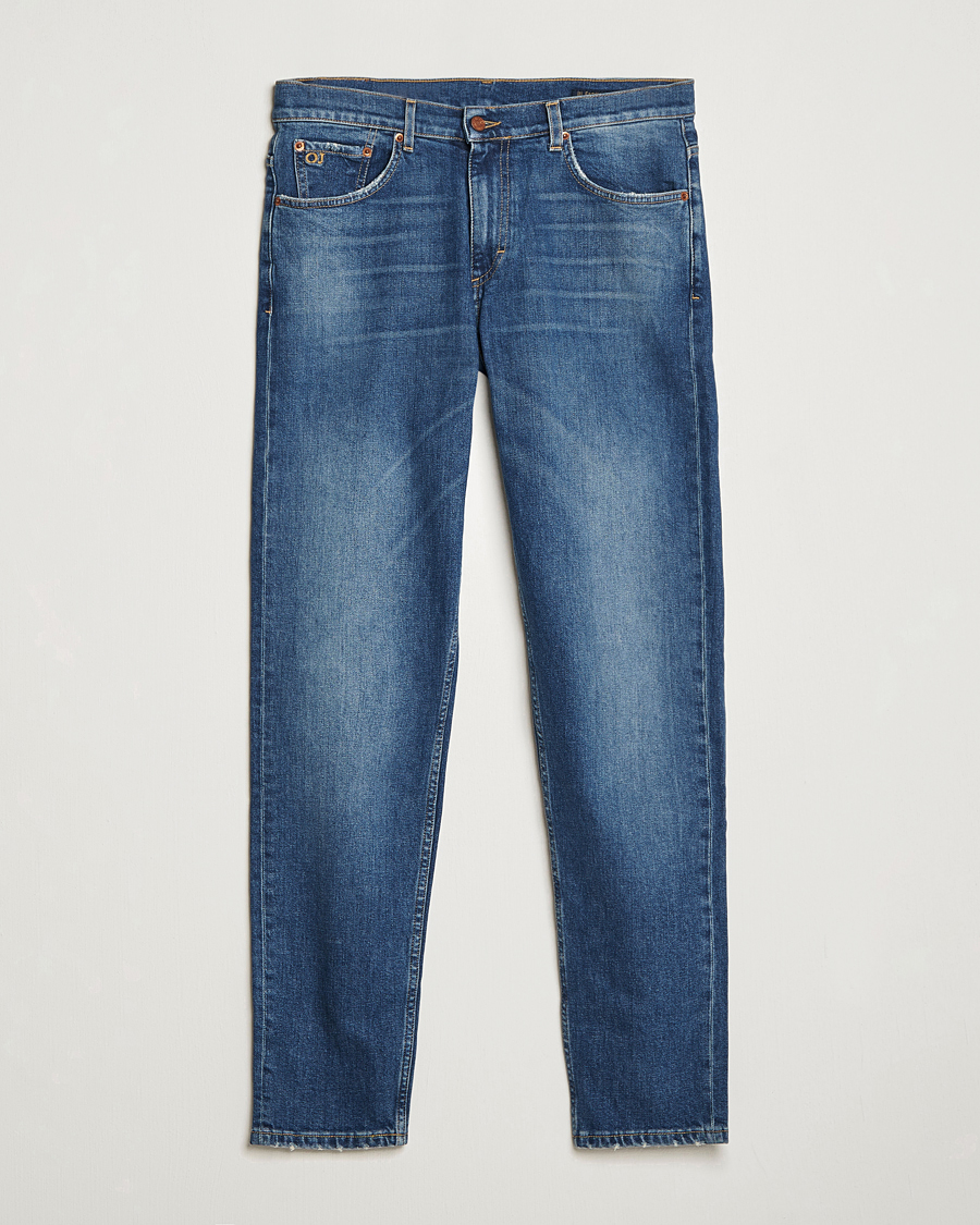 Uomini | Pantaloni | Oscar Jacobson | Karl Cotton Stretch Jeans Vintage Wash