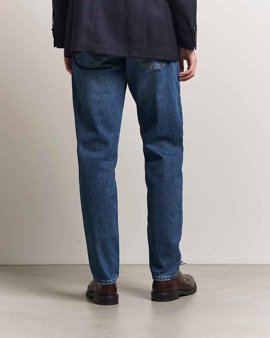 Uomini | Pantaloni | Oscar Jacobson | Karl Cotton Stretch Jeans Vintage Wash