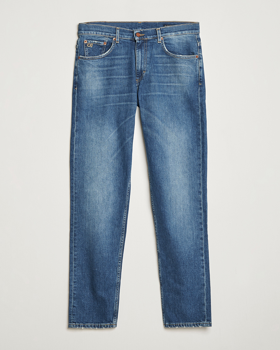 Uomini | Pantaloni | Oscar Jacobson | Johan Cotton Stretch Jeans Vintage Wash