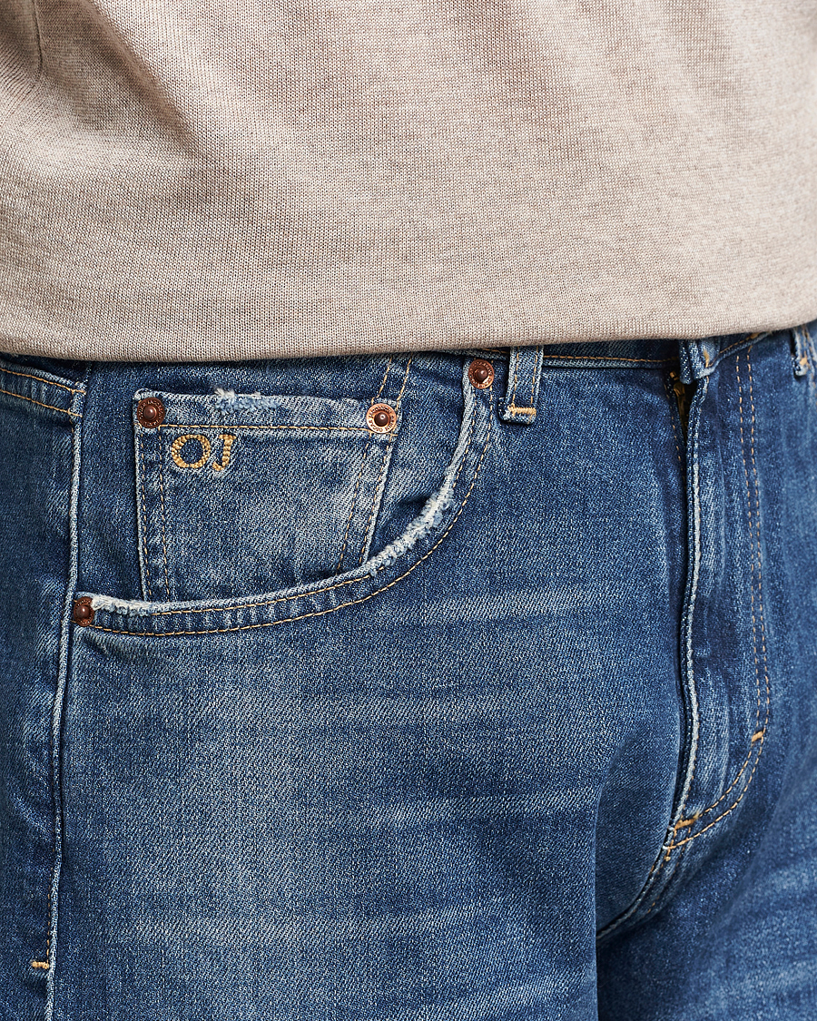Uomini | Pantaloni | Oscar Jacobson | Johan Cotton Stretch Jeans Vintage Wash