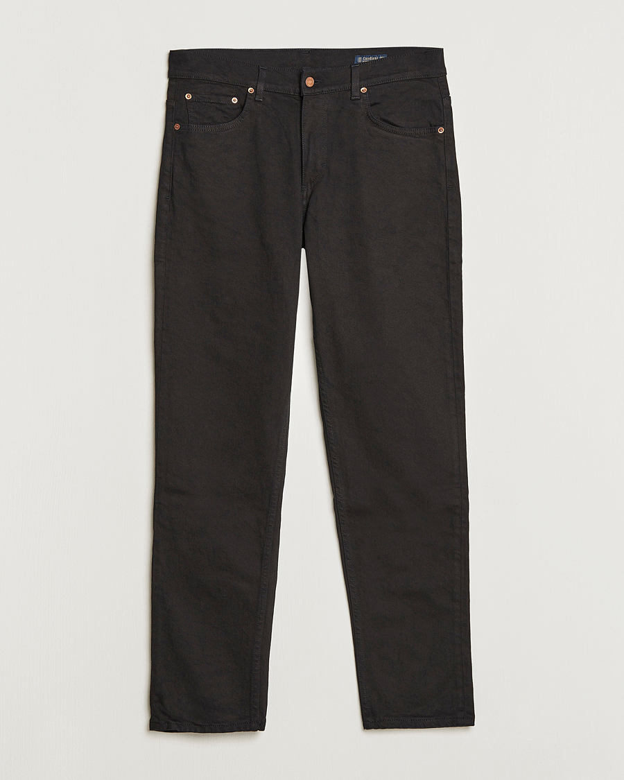 Uomini | Pantaloni | Oscar Jacobson | Karl Cotton Stretch Jeans Black