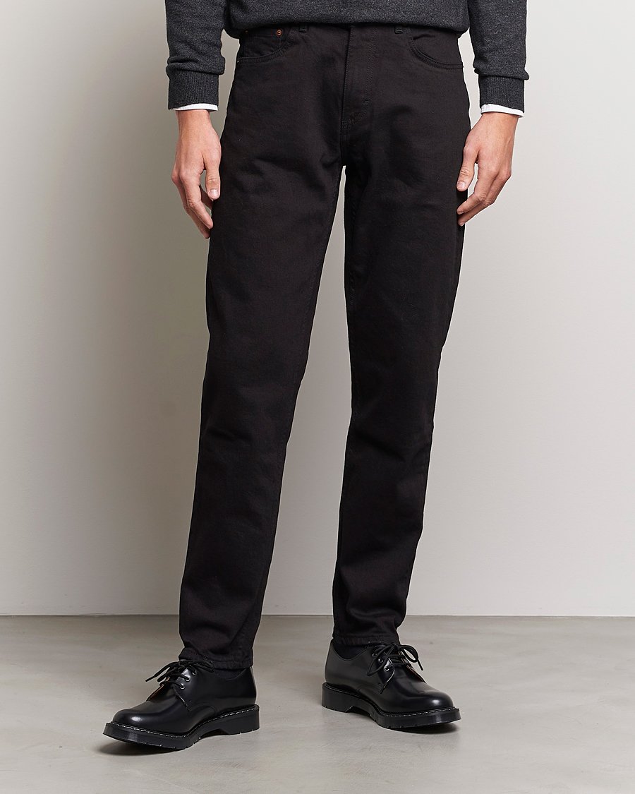 Uomini | Pantaloni | Oscar Jacobson | Karl Cotton Stretch Jeans Black