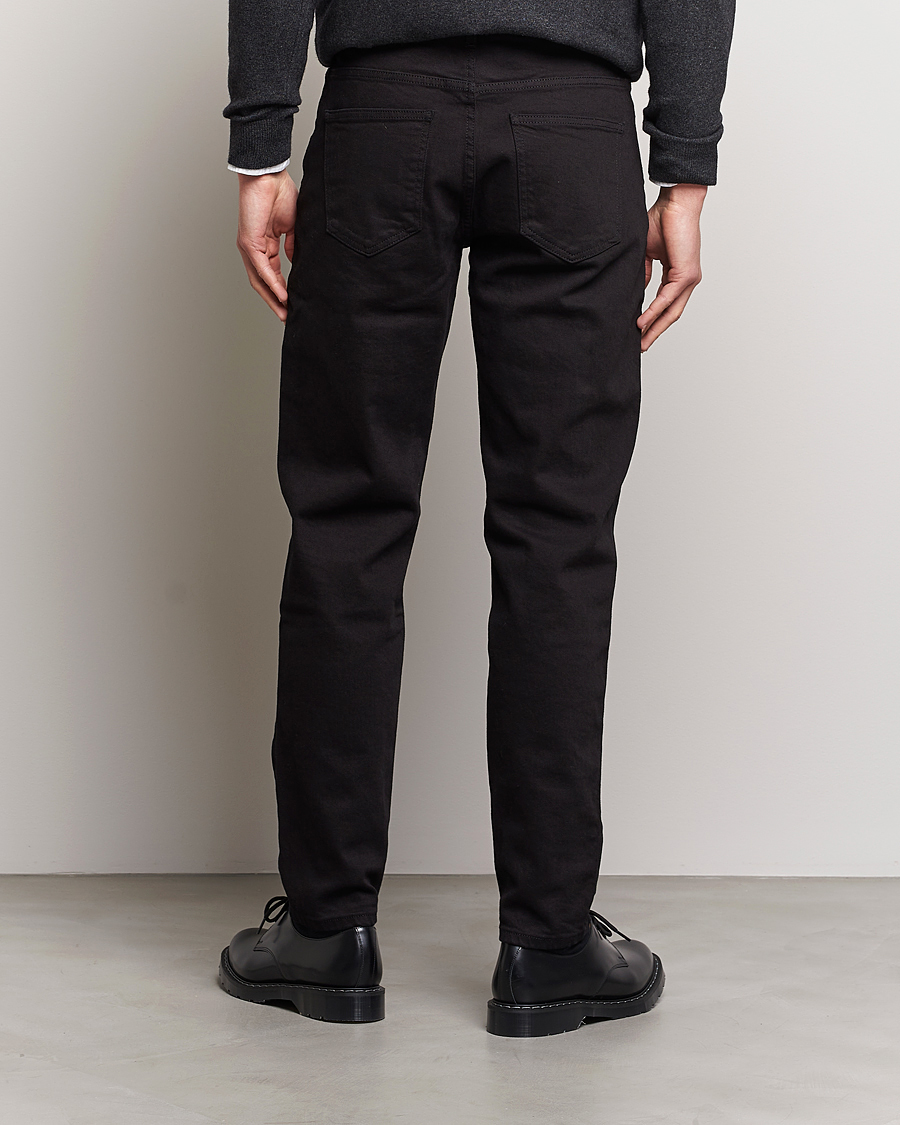 Uomini | Pantaloni | Oscar Jacobson | Karl Cotton Stretch Jeans Black