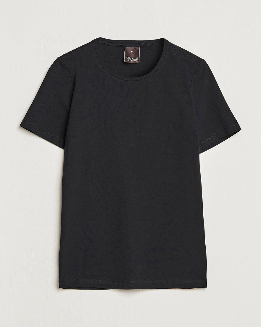 Uomini | T-shirt | Oscar Jacobson | Kyran Cotton T-Shirt Black