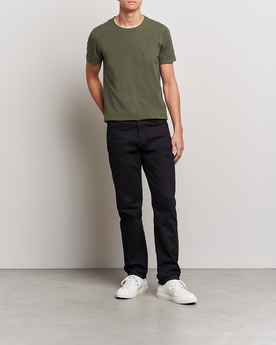 Uomini | T-shirt | Oscar Jacobson | Kyran Cotton T-Shirt Green