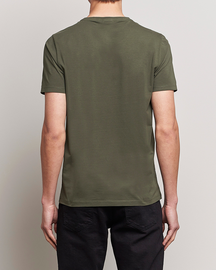 Uomini | T-shirt | Oscar Jacobson | Kyran Cotton T-Shirt Green