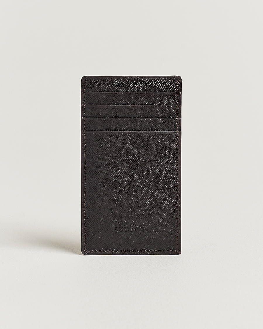 Uomini | Portafogli | Oscar Jacobson | Card Holder Leather Forastero Brown