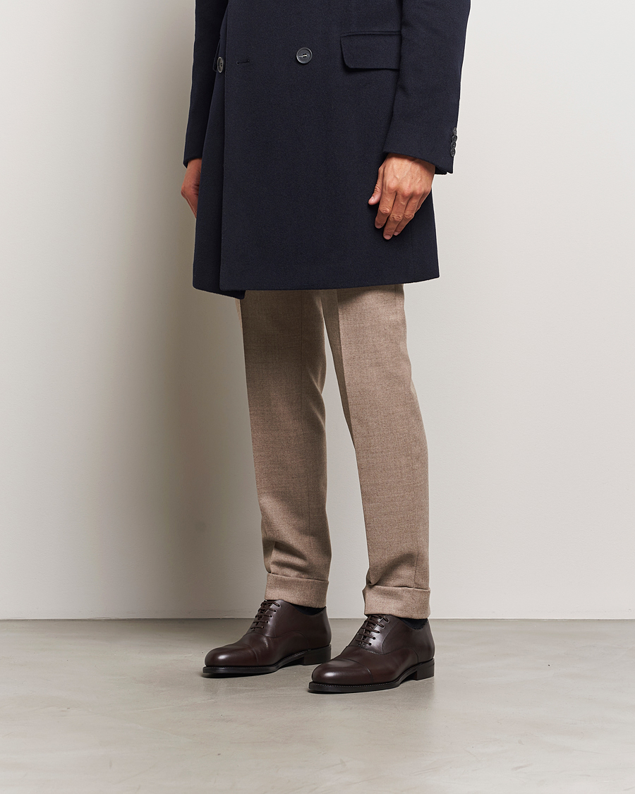 Uomini | Scarpe Oxford | Oscar Jacobson | Oxford Shoes Dark Mud Brown