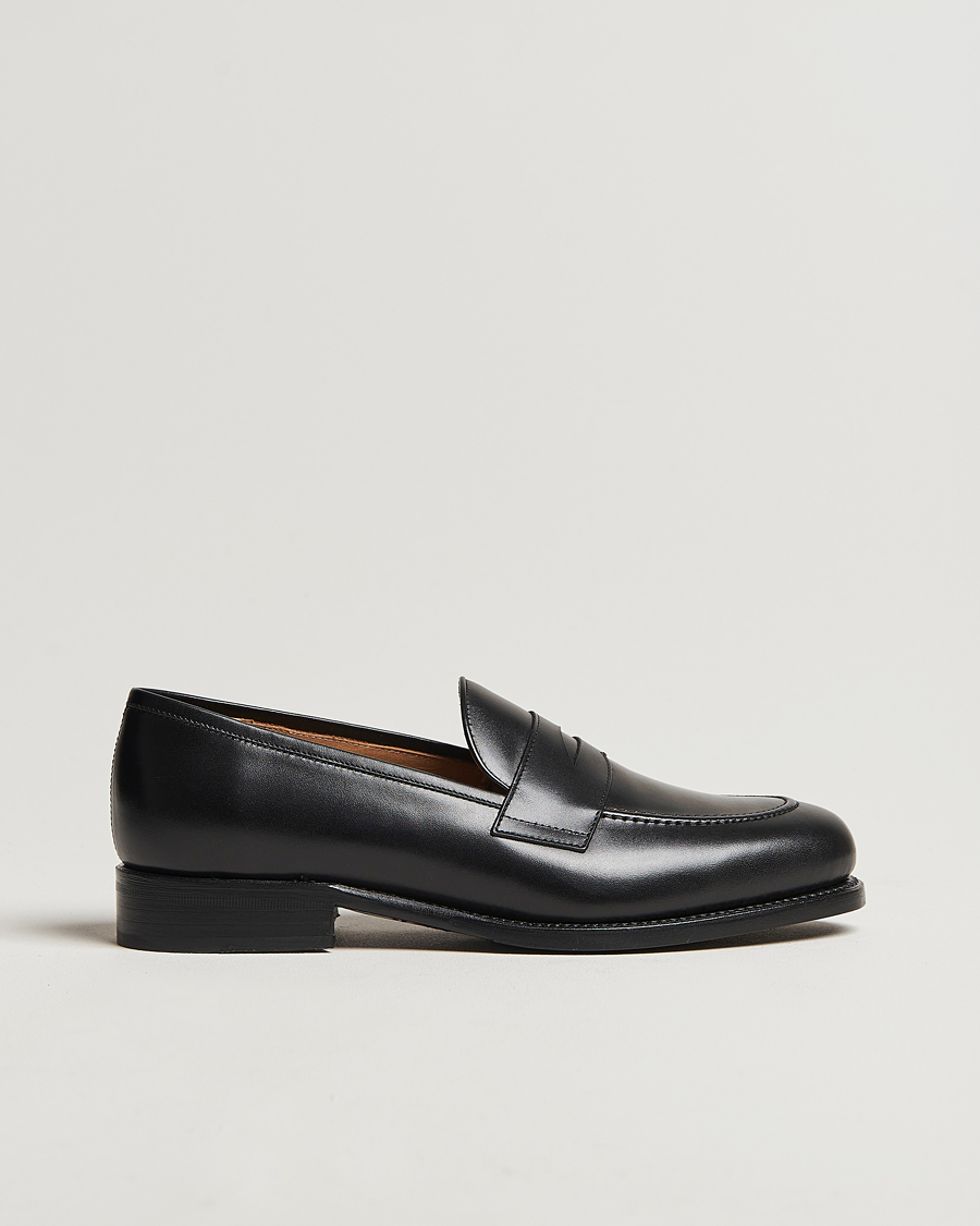 Uomini | Mocassini | Oscar Jacobson | Penny Loafers Black