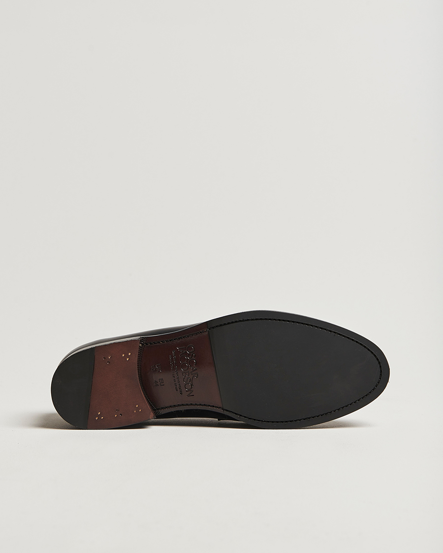 Uomini | Mocassini | Oscar Jacobson | Penny Loafers Black