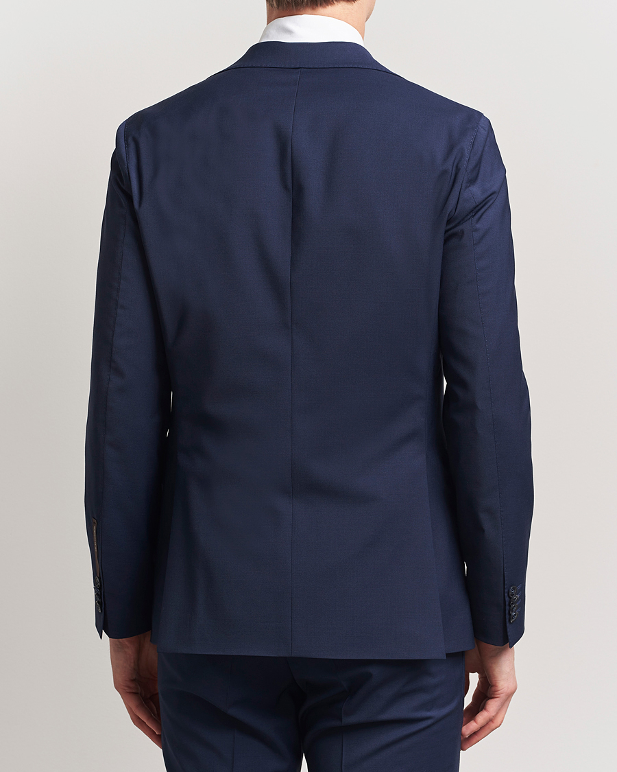 Uomini | Blazers | Oscar Jacobson | Ego Wool Blend Blazer Navy