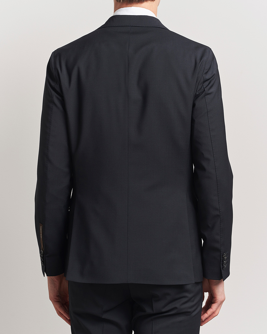Uomini | Blazers | Oscar Jacobson | Ego Wool Blend Blazer Black