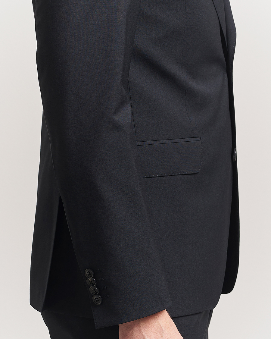 Uomini | Blazers | Oscar Jacobson | Ego Wool Blend Blazer Black
