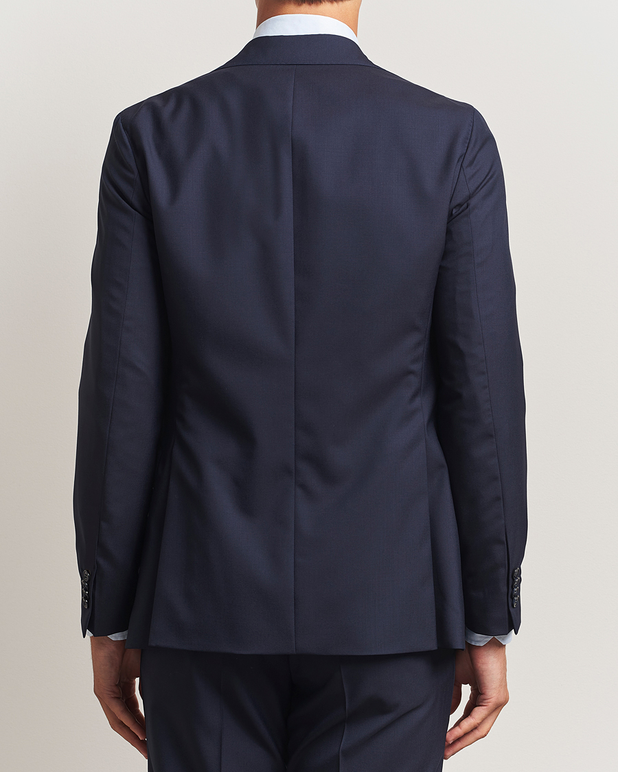 Uomini | Blazers | Oscar Jacobson | Ego Wool Blazer Blue
