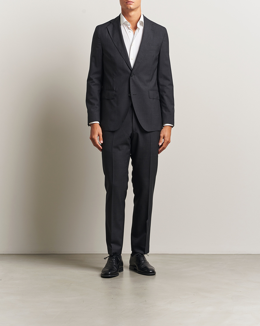 Uomini | Blazers | Oscar Jacobson | Fogerty Wool Blazer Grey