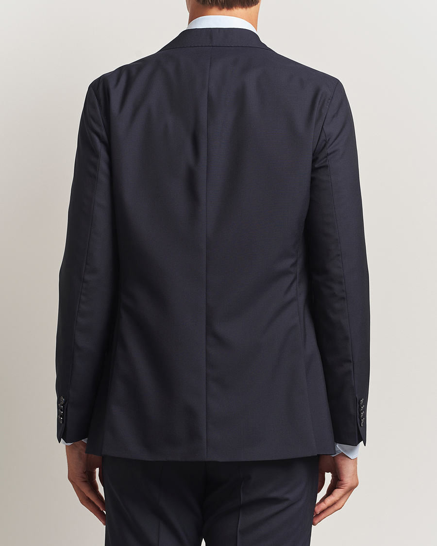Uomini | Blazers | Oscar Jacobson | Fogerty Wool Blazer Navy