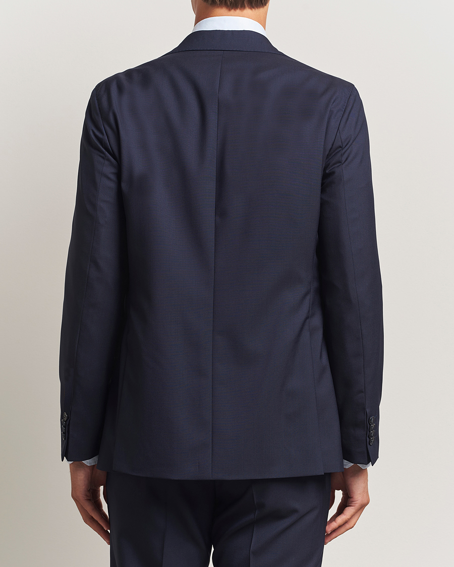 Uomini | Blazers | Oscar Jacobson | Fogerty Wool Blazer Blue